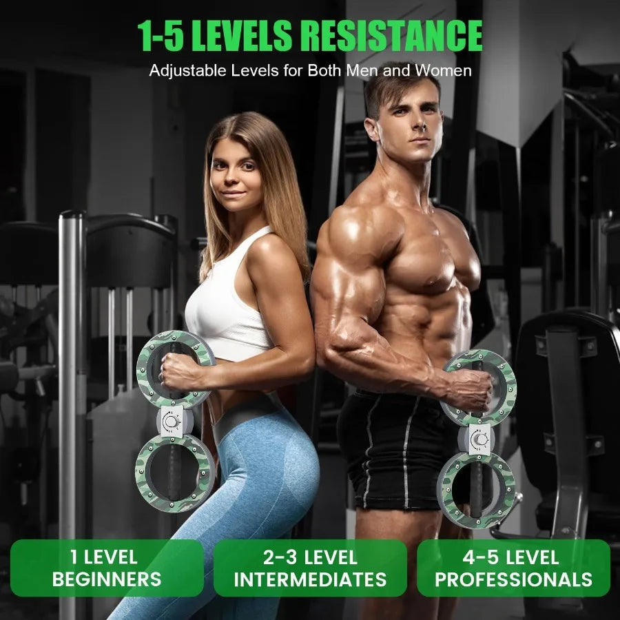 Burn Machine Arm Exercise Equipment with 12LB Adjustable ResistanceForearm Strength Trainer for MenandWomen with 360 Degree Rot