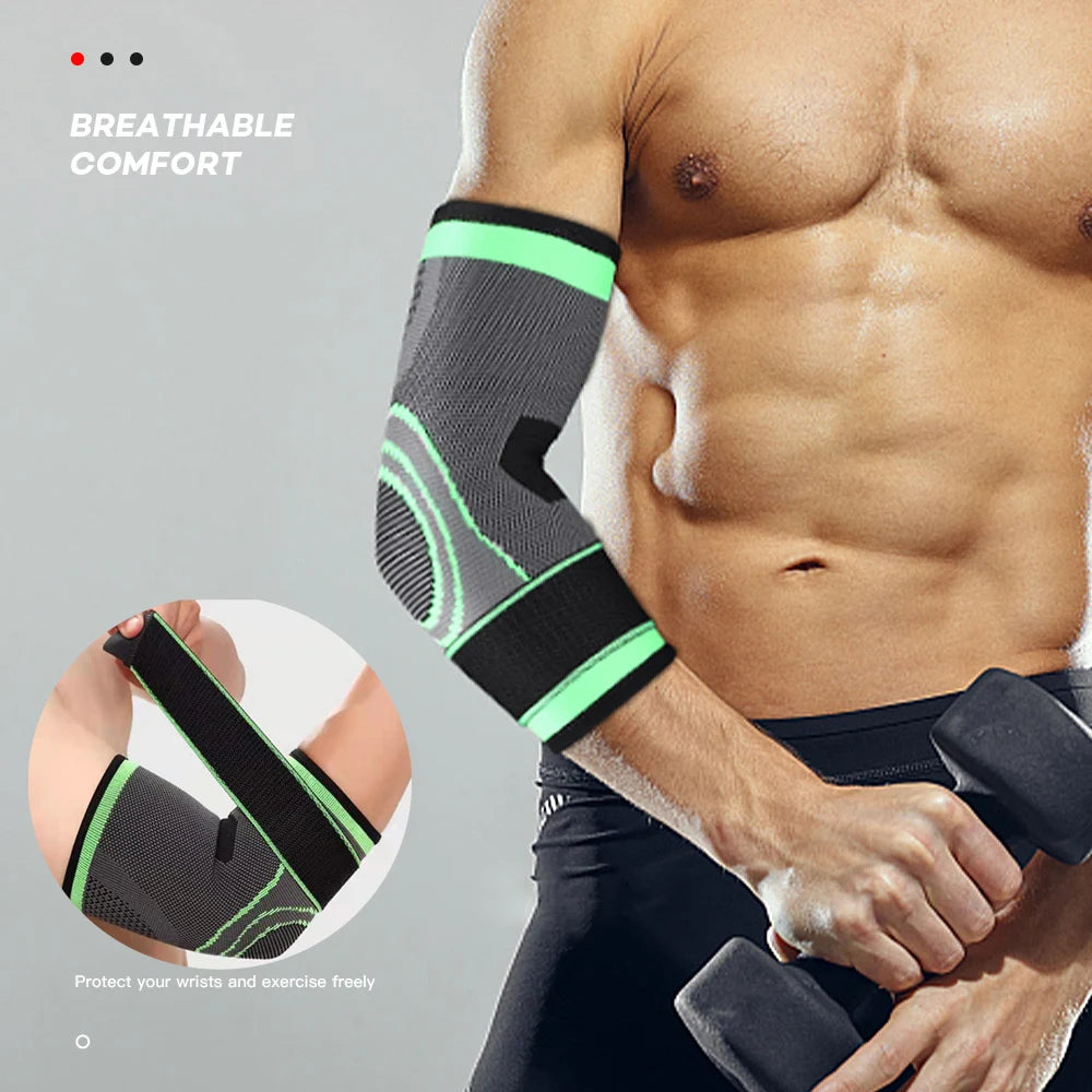 Elbow Compression Sleeve,Relief Joint Wrist Pain Braces ,Epicondylitis and Sports Recovery Sports Adjustable Elbow Braces