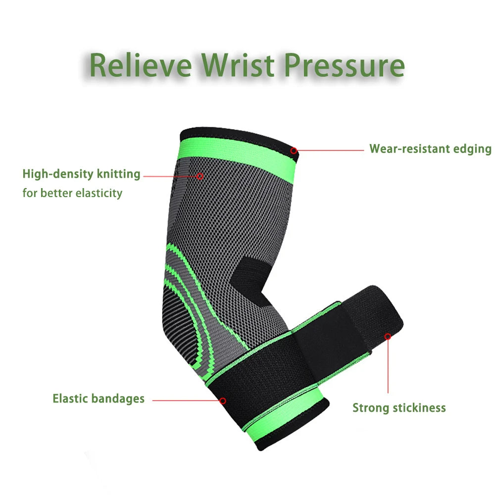 Elbow Compression Sleeve,Relief Joint Wrist Pain Braces ,Epicondylitis and Sports Recovery Sports Adjustable Elbow Braces