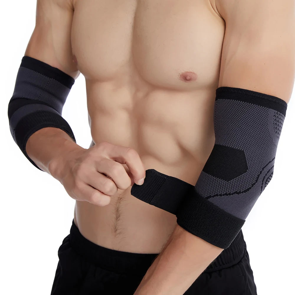 Elbow Compression Sleeve,Relief Joint Wrist Pain Braces ,Epicondylitis and Sports Recovery Sports Adjustable Elbow Braces