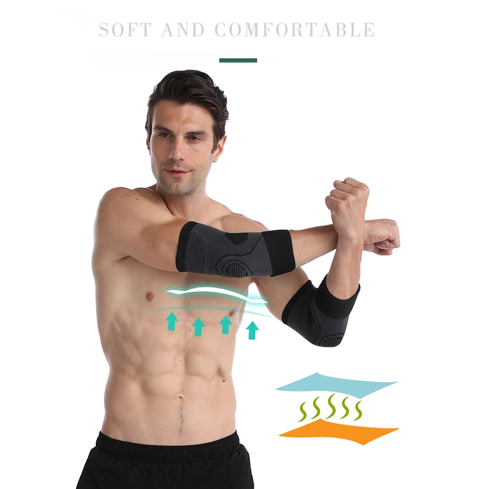 Elbow Compression Sleeve,Relief Joint Wrist Pain Braces ,Epicondylitis and Sports Recovery Sports Adjustable Elbow Braces