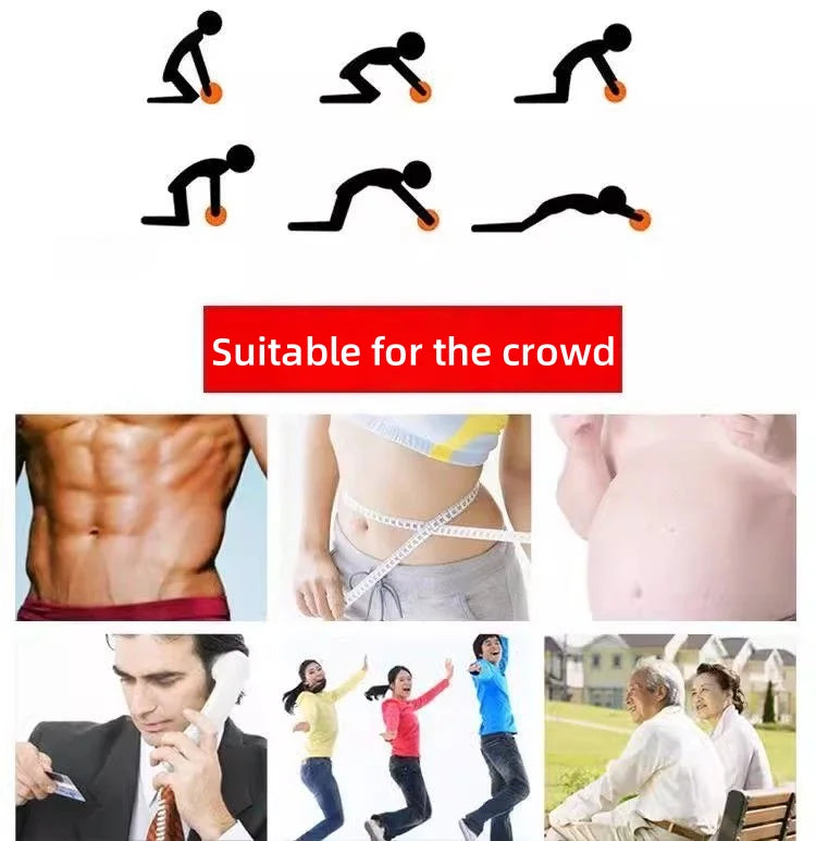 Unisex Sports Fitness Abs Roller Abdominal Exercise Slimming Belly Ideal for All Genders' Abdominal Fitness fitness accessories