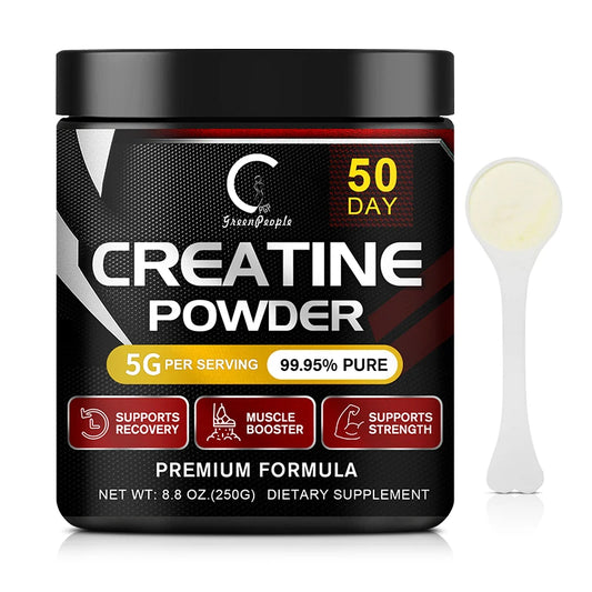 GPGP GreenPeople Creatine Monohydrate Powder Creatine Powder Muscle Recovery Muscle Builder for Men & Women Workout Supplements