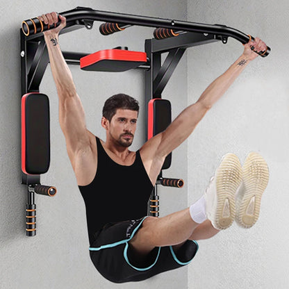 Multifunctional wall-mounted pull-up bar, the upward pull-up bar is used for indoor home gym workouts, pull-up fitness support.