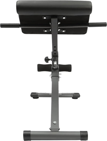 Roman Chair Hyper extension Bench, Adjustable Length Back Extension Bench Machine for Home Gym Fitness, Multi-Functional Bench