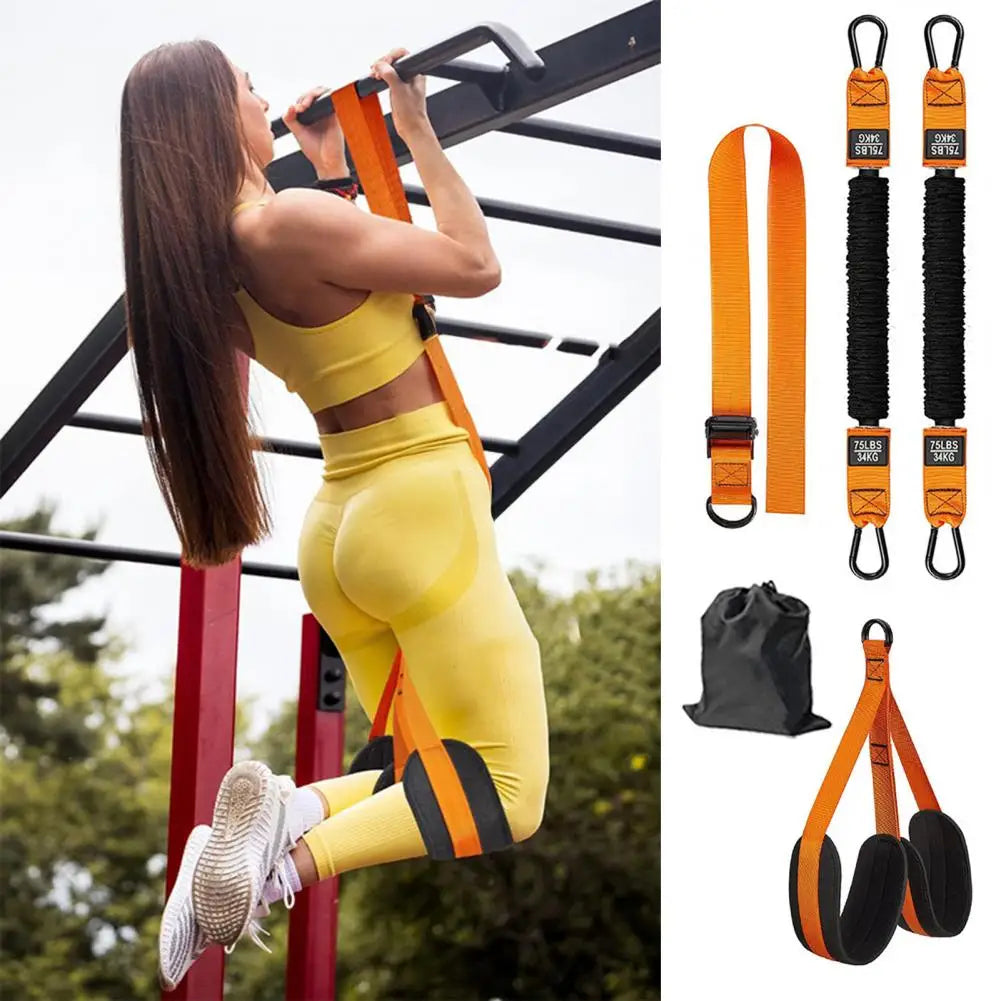 Pull-up Assist Band Heavy Duty Pull-up Assistance Band Set with Adjustable Foot for Home Gym Workout 150/225/300lbs for Bar