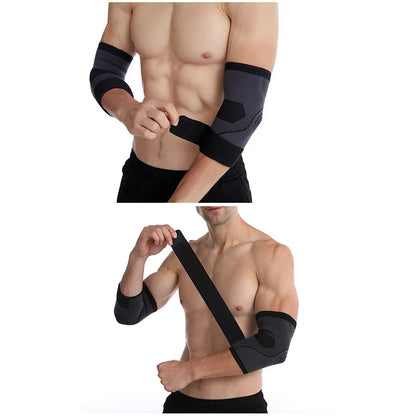 Elbow Compression Sleeve，Relief Joint Wrist Pain Braces ,Epicondylitis and Sports Recovery Sports Adjustable Elbow Braces