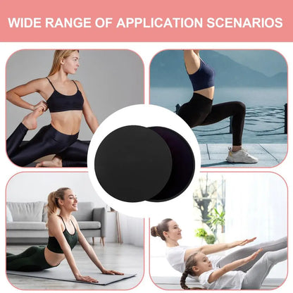 Fitness Core Sliders Exercise Gliding Discs Slider Full-Body Workout Accessories Abdominal Training Yoga Sports Equipment 2PCS