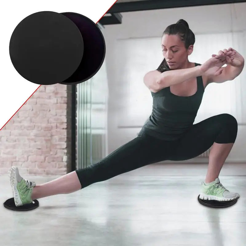 Fitness Core Sliders Exercise Gliding Discs Slider Full-Body Workout Accessories Abdominal Training Yoga Sports Equipment 2PCS