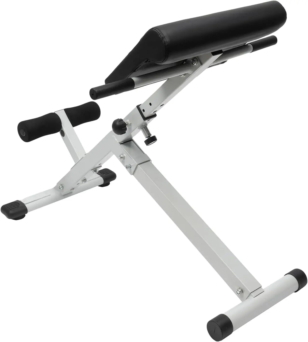Roman Chair Hyper extension Bench, Adjustable Length Back Extension Bench Machine for Home Gym Fitness, Multi-Functional Bench