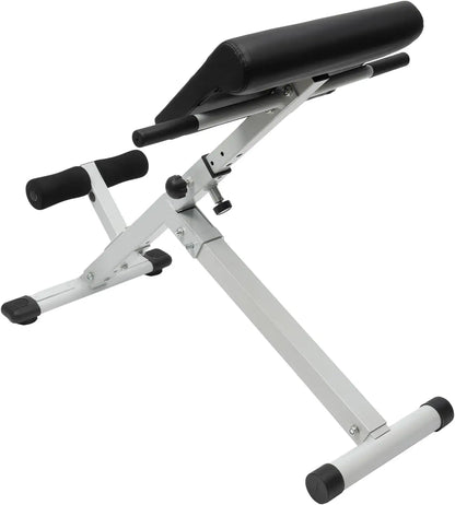 Roman Chair Hyper extension Bench, Adjustable Length Back Extension Bench Machine for Home Gym Fitness, Multi-Functional Bench